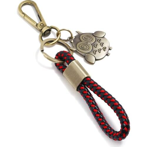 Jessingshow Fashion Retro Metallic Wallets Keychain Luxury PU Leather Key Chain Mini Men Car Key Holder Pendant