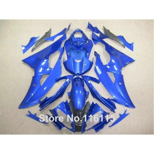Injection molding bodywork fairings set for YAMAHA R6 2008 -2014 blue black full fairing kit YZF R6 08 09 - 14 DX83