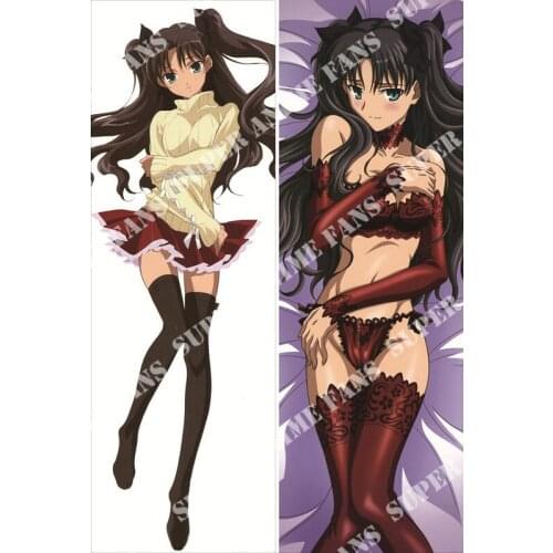 Japanese Anime tohsaka_rin Hugging Body Pillow Cover Case Pillowcases Decorative Pillows 2Way 50*160CM