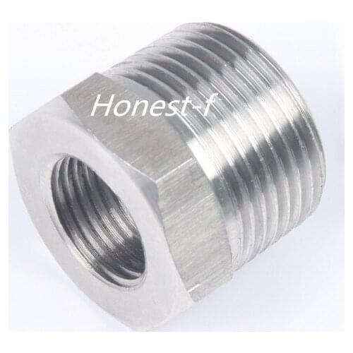 LTWFITTING Bar Production Stainless Steel 316 Pipe Hex Bushing Reducer Fittings 3/4" Male x 3/8" Female NPT Fuel Water Boat