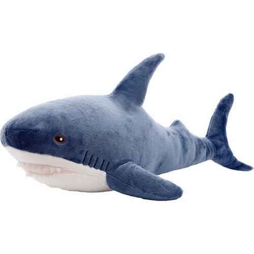 Cartoon Shark Velvet Pillow Toy Delicate Design Lovely Skillful Manufacture Superior Quality Simulation Soft Doll Back Cushion