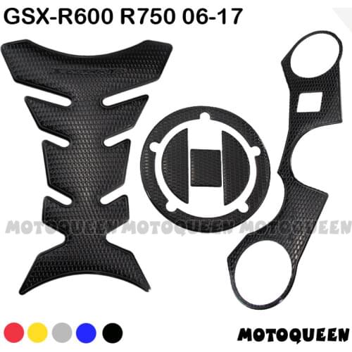 Motorcycle Tank Pad Plate Fork Protector Decals Stickers for Suzuki GSXR 600 750 GSXR600 GSXR750 K6 K7 K8 K9 K10 2006-2017 2007