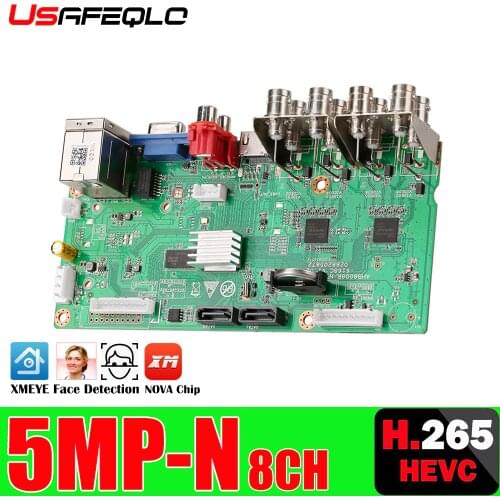 NEW HD 5MP DVR 8Channel CCTV AHD DVR AHD-N Hybrid DVR 5MP-N DVR 5in1 Video Recorder For AHD TVI CVI CVBS Analog Camera IP Camera