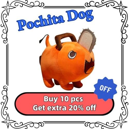 Chainsaw Man Plushie Denji Pochita Stuffed Figure Cute Chainsaw Monster Dog pocchita plush doll Animal Stuffed pillow Anime