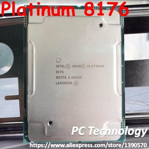 Original Intel Xeon Platinum 8176 QS SR37A Platinum8176 Processor 38.5M Cache 2.10GHz 28-cores 165W LGA3647 CPU free shipping