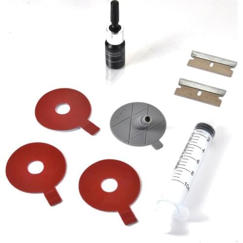 Car Windshield Repair Kit Tools Auto Glass Windshield Repair Set Door Handle Protective Decorative Stickers In Stock