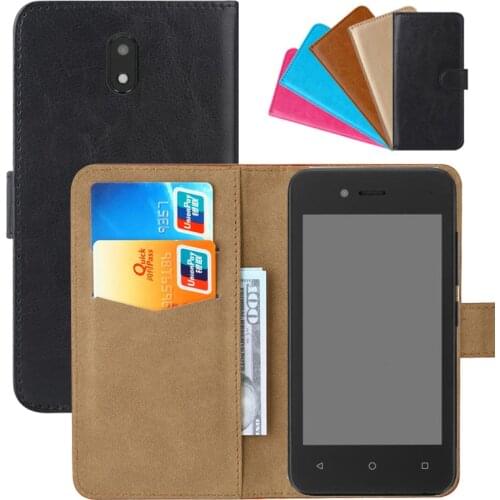 Luxury Wallet Case For DEXP A240 PU Leather Retro Flip Cover Magnetic Fashion Cases Strap