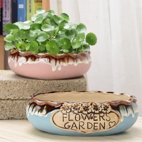Garden Decoration Indoor Hydroponic Daffodil Flower Pots Creative Water Lily Bowl Lotus Cylinder Plant Vase For Lysimachia
