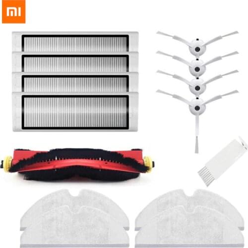 Mop Cloth Detachable Main Roller Brush HEPA Filter Vacuum Cleaner parts For Xiaomi MIJA Roborock S6 S5 MAX S60 S65 S50 E25 E35