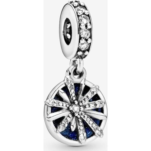 925 Sterling Silver Beads Sparkling wish Charm Fit Original Pandora Bracelets Women DIY Fashion Jewelry