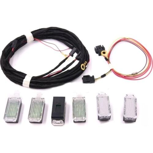 LED FootWell Glove compartment Box Light For Audi Q5 A4 B8 S4 B8 Q5 A5