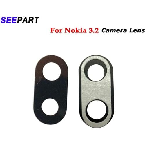 1 piece of new rear camera lens cover glass, suitable for Nokia 3.2 camera lens replacement parts