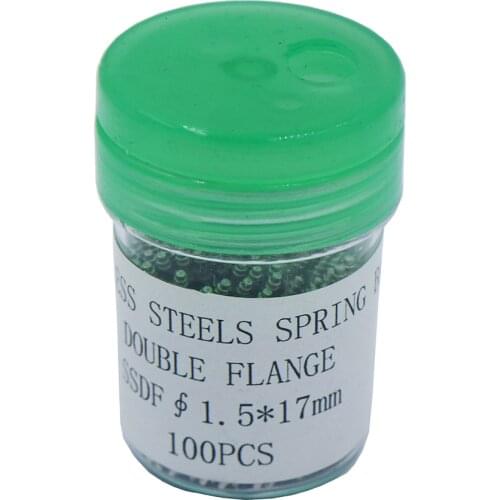 100pcs Wholesale 1.5mm Stainless Steel Watch Band Strap Link Pins Spring Bars 17-24mm