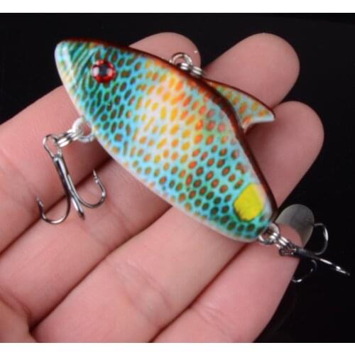 1PCS5.5cm 7.6g Pesca VIB Baits Fishing Lure Minnow Crankbait Hard Bait Tight Wobble Slow sinking Jerkbait Fishing Tackle