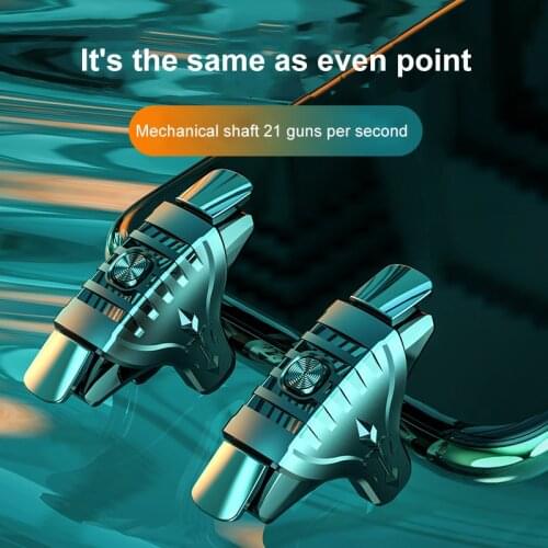 2pcs Mobile Phone Gaming Gamepad Joystick for PUBG Game Fire Button Aim Key L1R1 Shooter Controller Trigger for IPhone Xiaomi