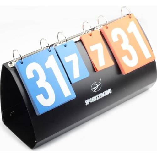 4 Digit Scoreboard Basketball Portable Folding Football Score Boards Volleyball Handball Table Tennis Sports