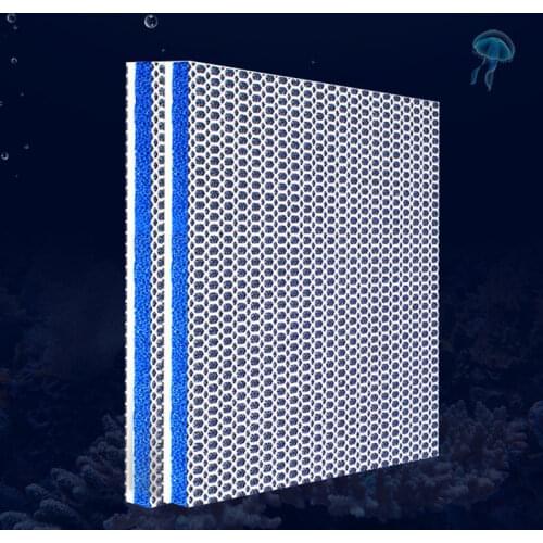 6D 6Layers Aquarium Fish Tank Filter Sponge No Glue Foam Biochemical Cotton Aquarium Filtration Accessories