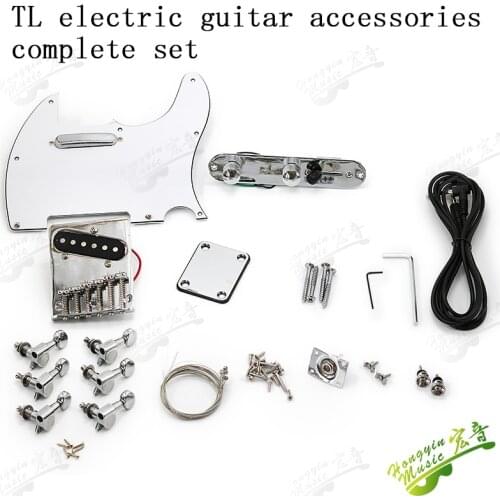 TL electric guitar accessories Complete set of pickup string button bridge connection plate socket end nail circuit guard plate