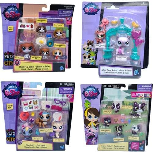 Authentic pet animal house LPS Littlest pet shop small animals puppy kitten bunny dolphins furnishing articles decorated every t