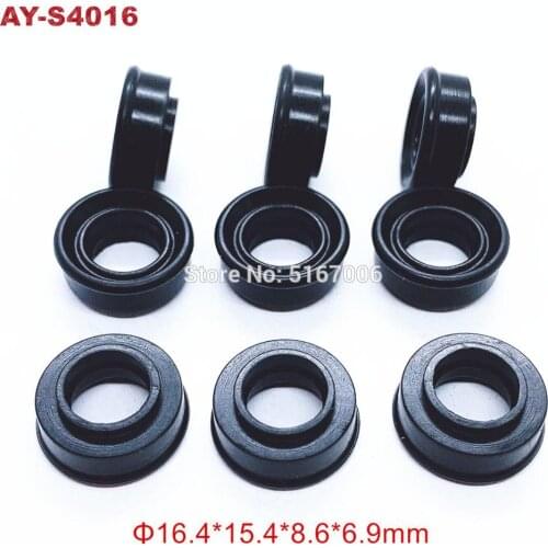 Free shipping 100pieces fuel injector rubber seals for keihin multiport fuel injector service Kits AY-S4016 16.4*6.9*9mm