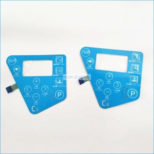 JACK C4/C5 overlock stitch control box operation panel sheet board membrane sticker industrial sewing machine part auto computer