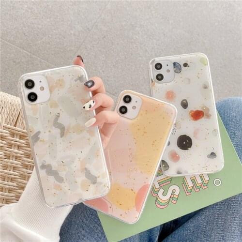 Retro abstract line art moon stone Phone Case For iPhone 12 11 Pro Max XS Max XR X 7 8 Plus 12 mini 7Plus case Cute Soft Cover