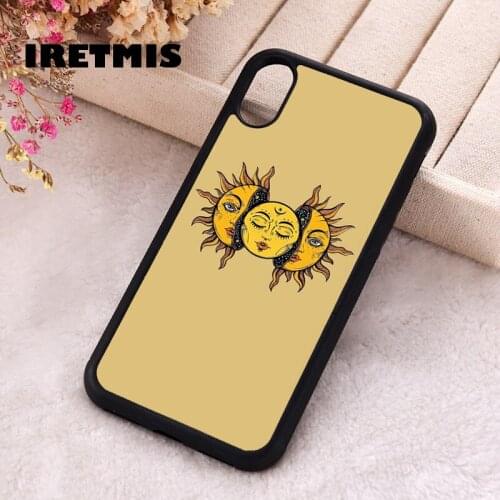 Iretmis 5 5S SE 2020 Phone Cover Case for iPhone 6 6S 7 8 Plus X Xs XR 11 12 Mini Pro Max Rubber Silicone Sun