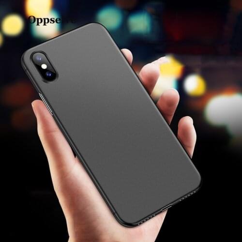 0.3MM Ultra Thin Hard PC Case On For iPhone X XS Max XR Phone Cover For iPhone 8 7 6 6S Plus 11 12 Mini Pro Max Protective Cases