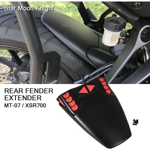 Motorcycle Parts Rear Front Fender Mudguard Extender Extension Splash Guard For YAMAHA MT07 MT-07 2013 - 2017 XSR700 2016 - 2020