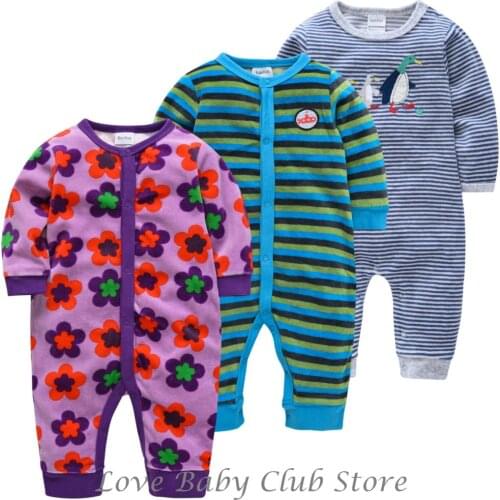 Baby Rompers Roupa de Bebe Velour Jersey 0-12M One-pieces Clothing Autumn Winter Infant Newborn Kids Girls Boys