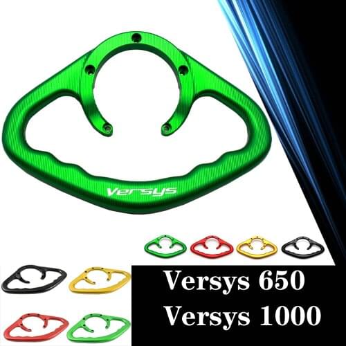 For KAWASAKI Versys 650 Versys1000 ZZR140 CNC Motorcycle Accessories Passenger Handgrips Hand Grip Tank Grab Bar Handles Armres