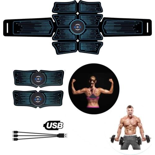 Muscle Electro Stimulator EMS Gym Electrostimulator Abdominal Electric Massager Training Apparatus Fitness Machine Building Body