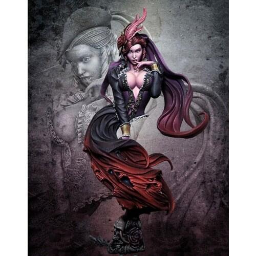 Resin Figure 1/9 modern fantasy woman bust Model Unassambled Unpainted Figure Building Kit