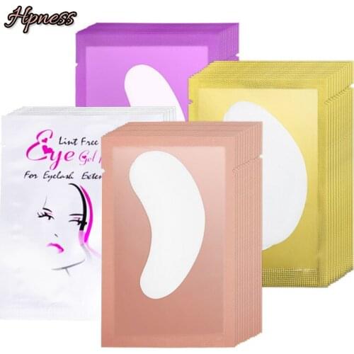 Eyelashes Pad Gel Patch Grafting Under Eye Patches Makeup Tools Lint Free Stickers 20/50/100/200/500 Pairs