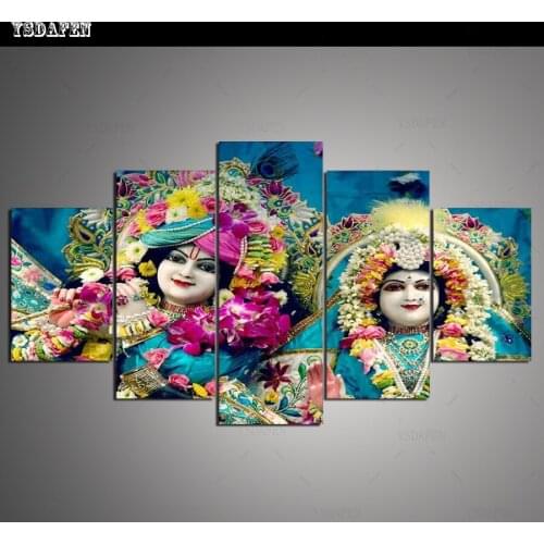 HD print olieverf Film modulaire foto Scenery poster kind room decor woondecoratie 5 stks canvas art z564