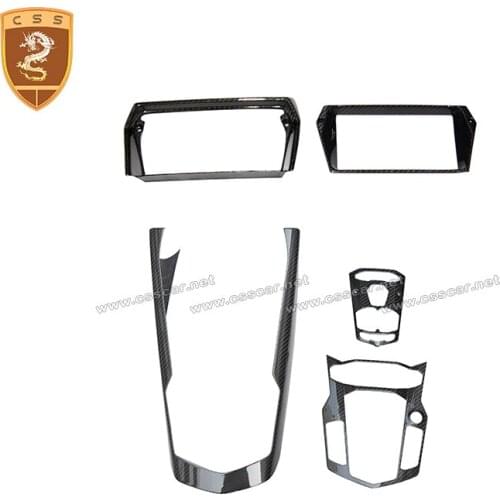 HOT SALE Lamborghini Central control cover dry carbon fiber interior trim LP700 Center Console Panel wholesale car Accessories