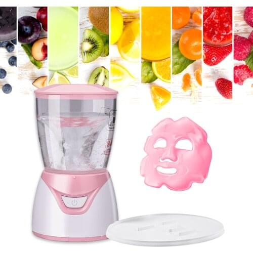 Mini Facial Mask Machine Collagen Home DIY Mask Maker Natural Fruit Vegetable Automatic Face Cream Making Skin Beauty Machine
