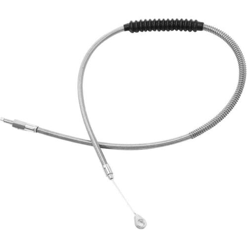 Motorcycle 110CM 43.3" Braided Clutch Cable For Harley Road King Electra Road Glide FLHTK FLHTC FLHTCU FLHR