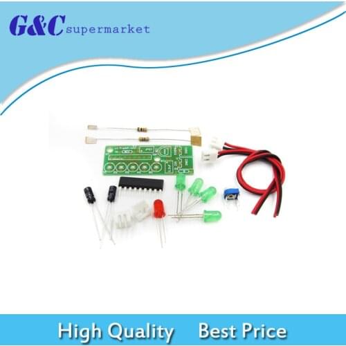 NEW KA2284 DIY KIT Audio Level Indicator Suite Trousse DIY Electronic Kit Parts 5mm RED Green LED Level Indicating 3.5-12V