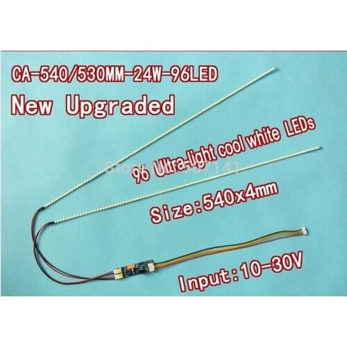5pcs 24'' 540mm Adjustable brightness led backlight strip kit,Update 24inch-wide LCD CCFL panel to LED backlight