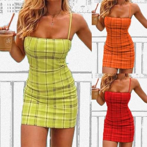 New Fashion Sexy Women Dress Summer Lattice Strap Sleeveless Top Stretchy Hip Bodycon Mini Dress