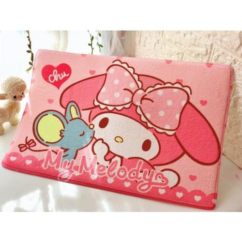 New Cartoon Melody Home Furnishing Plush Anti-slip Floor Mat Carpet Coral Velvet Floor Mat