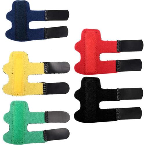 Pain Relief Aluminium Finger Splint Fracture Protection Brace Corrector Support With Adjustable Tape Bandage #255335