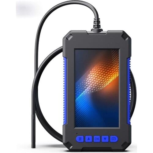 P40 Screen Endoscope Signal&Dual Lens Camera 4.3 Inch IPS Full Color HD1080P Industrial Inspection Borescope Waterproof 2600mAh