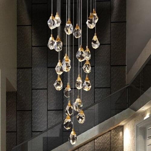 Luxury K9 Crystal Chandelier Light New Design Chandeliers Lighting Gold Hanging Lamp for living room hotel Light Fixture Lustre