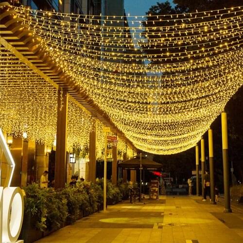 Christmas Lights 10M 20M 30M 50M 100M Decorative Led String Fairy Light 8 Modes Garlands Lights For Wedding Party Holiday Lights