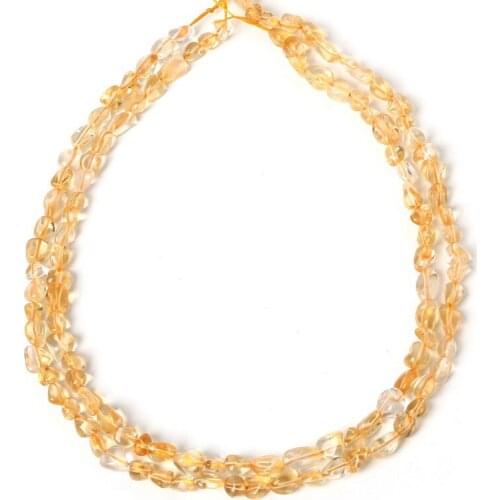 Best Selling 5-8mm Natural Straight Hole Stone 38cm/str Approx 65pcs Natural Stone Chips Jewelry Making Chips Beads