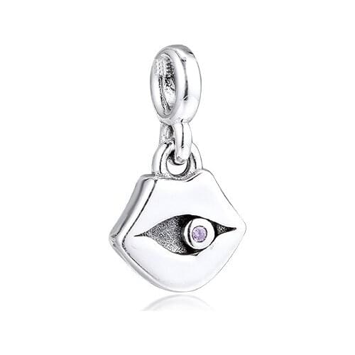 My Lips Charms 925 Original Fit Pandora Me Bracelets Sterling Silver Beads for Jewelry Making Berloque