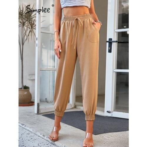 Женские спортивные брюки SIMPLEE China At AliExpress
