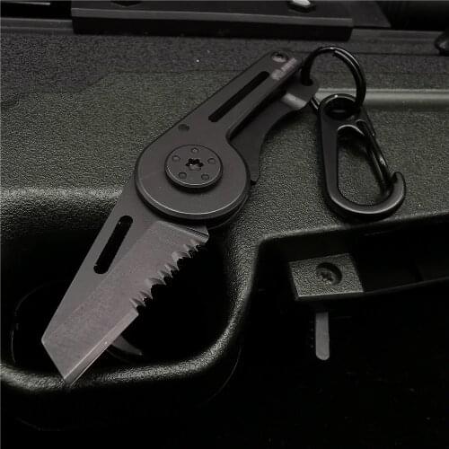 8CM (3') 58HRC Folding Knife, Mini Pocket Knife, Stainless Steel Sharp Utility Knife, Peeling, Bag Opening, Rope Cutting